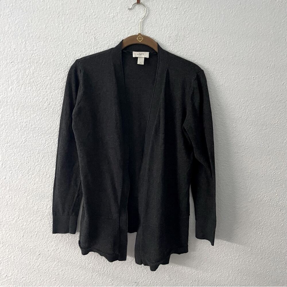 Grey Cardigan Sweater Jacket